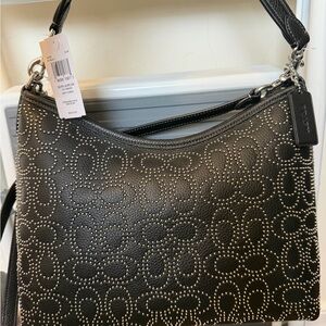 BNWT Coach Black Studded Bag